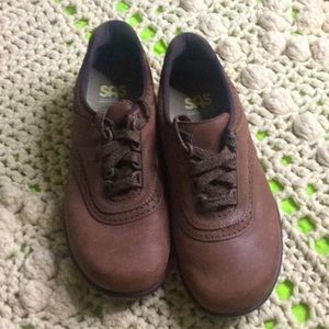 SAS oxford perforat brown cushion orthotic insole